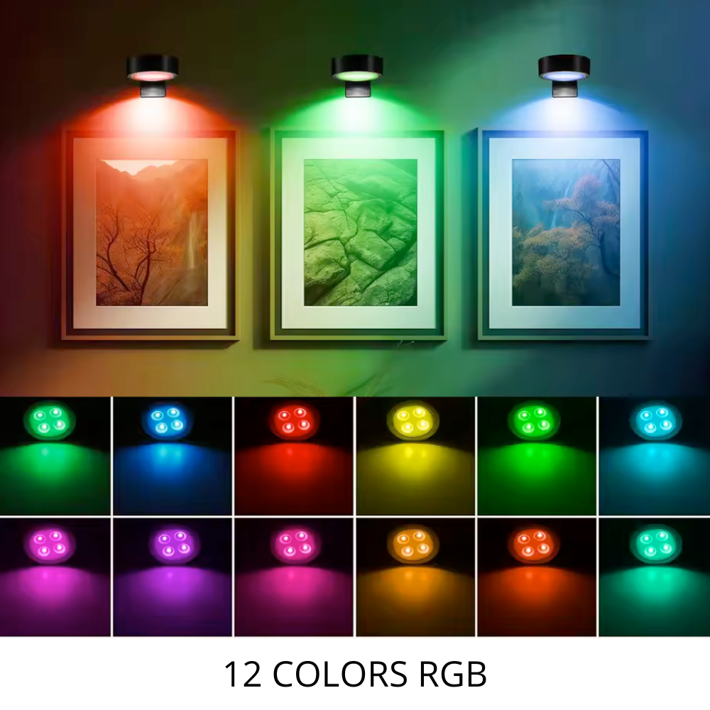 RGB wall lamp for poster