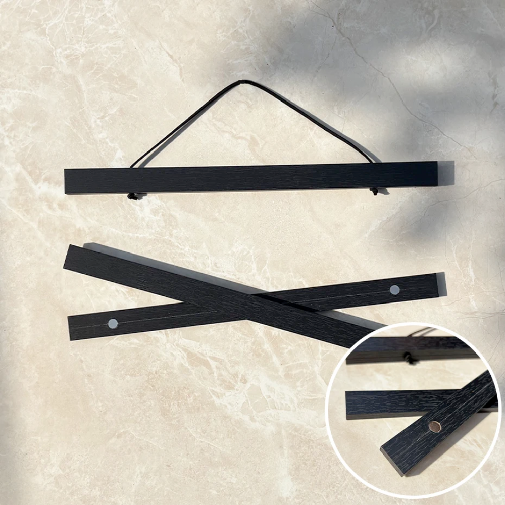 Wooden Magnetic Poster Holder