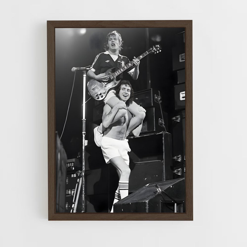 acdc-9 cadre Bois foncé