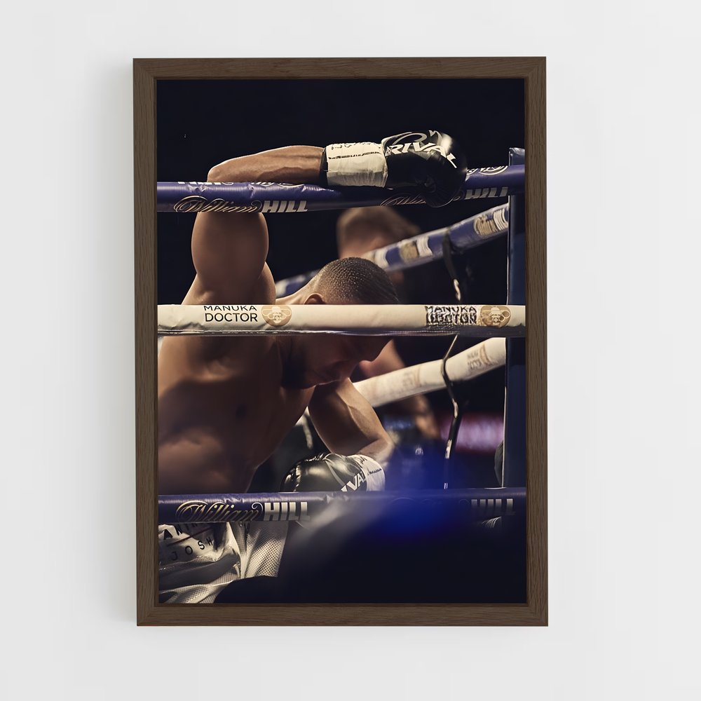anthony-joshua-2 cadre Bois foncé
