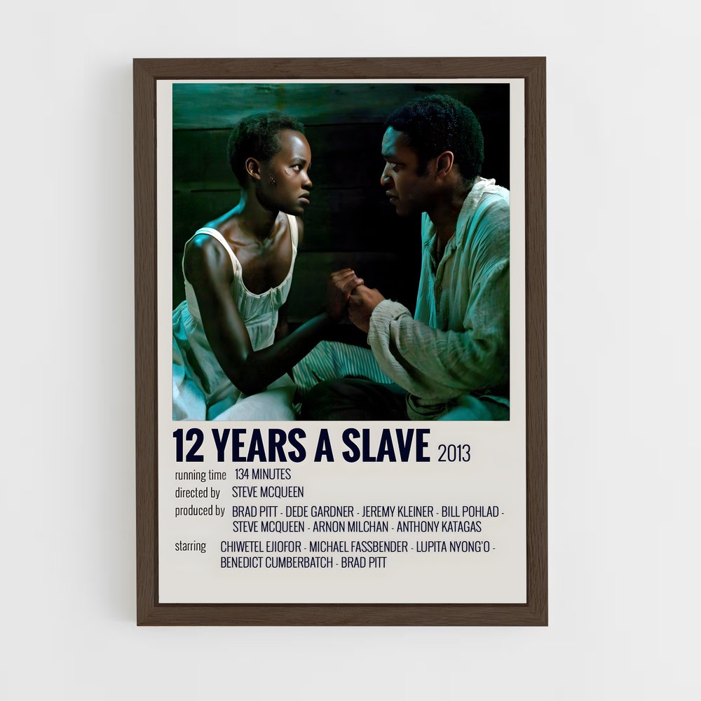 ap-12 years a slave-9 cadre Bois foncé