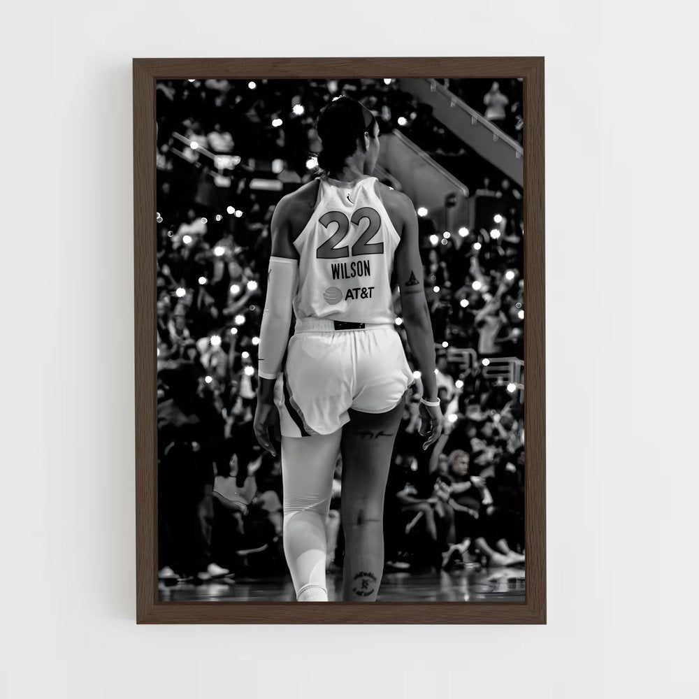 ap-a'ja wilson-2 cadre Bois foncé