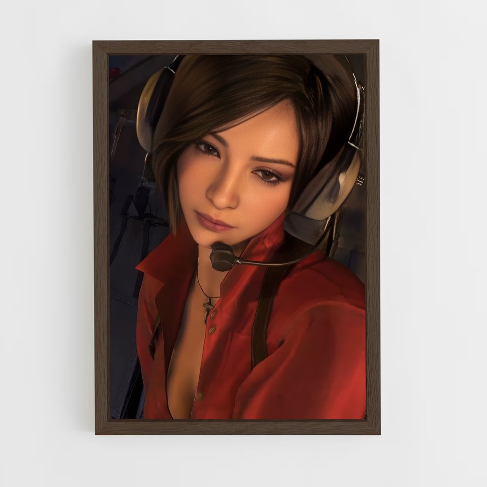 ap-ada wong-3 cadre Bois foncé