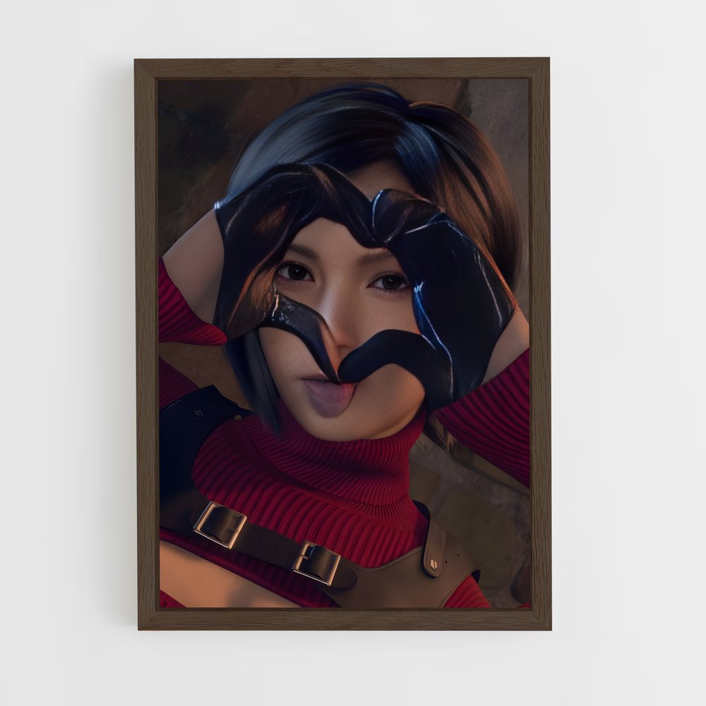 ap-ada wong-7 cadre Bois foncé