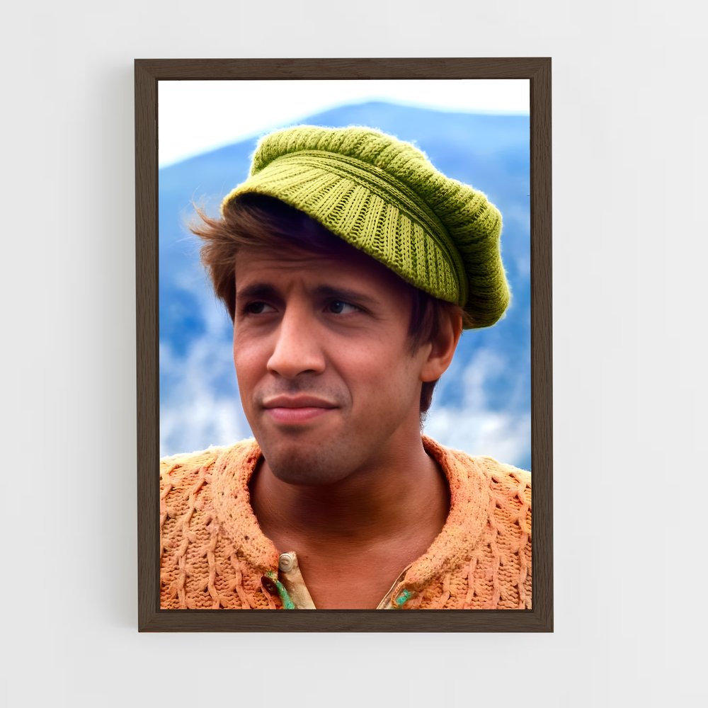 ap-adriano celentano-2 cadre Bois foncé