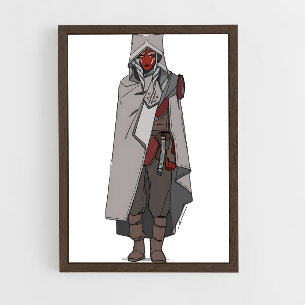 ap-ahsoka tano-2 cadre Bois foncé