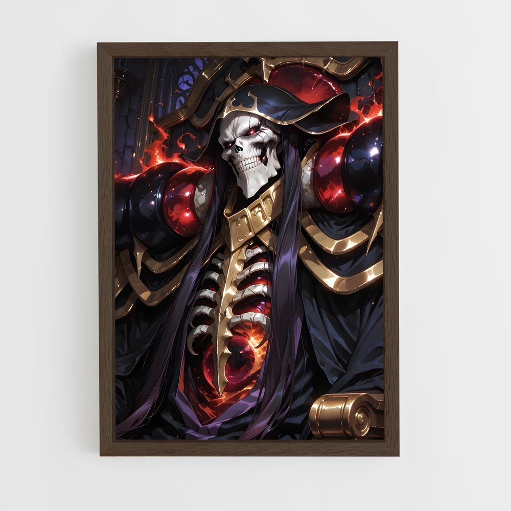 ap-ainz ooal gown-3 cadre Bois foncé