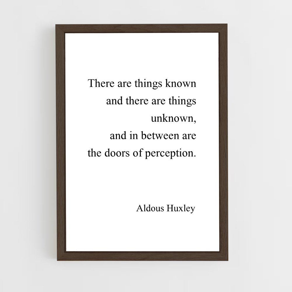 ap-aldous huxley-1 cadre Bois foncé