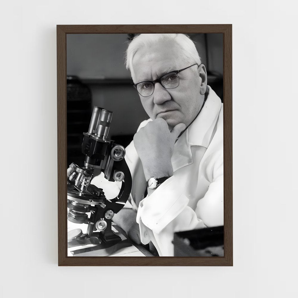ap-alexander fleming-3 cadre Bois foncé