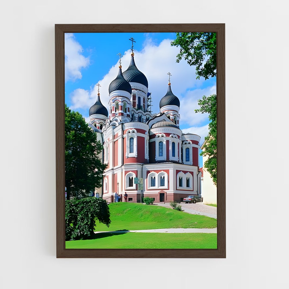 ap-alexander nevsky cathedral tallinn-3 cadre Bois foncé