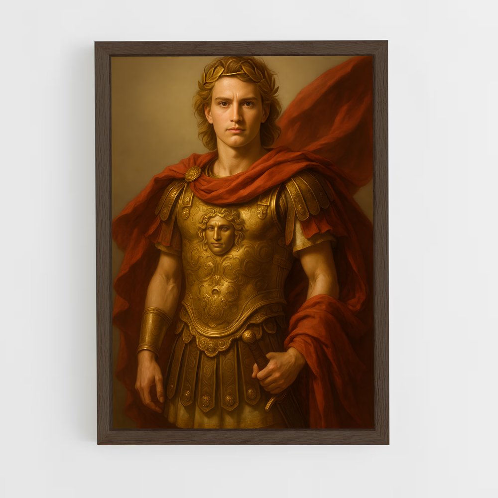 ap-alexander the great-5 cadre Bois foncé