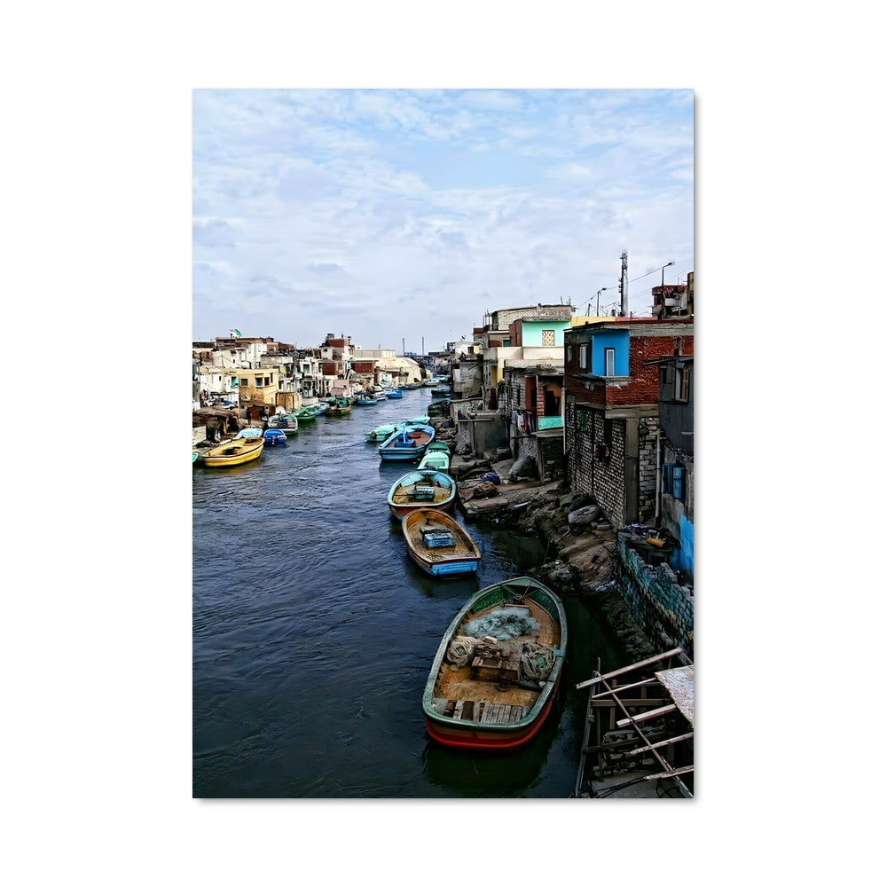 Poster Bateaux d'Alexandrie