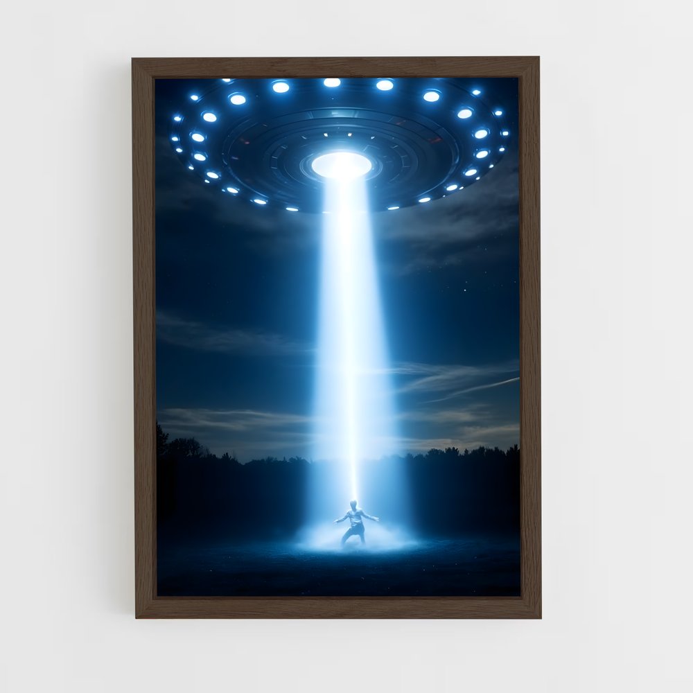 ap-alien abduction-7 cadre Bois foncé