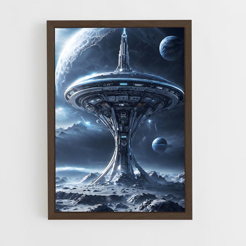 ap-alien civilization-9 cadre Bois foncé