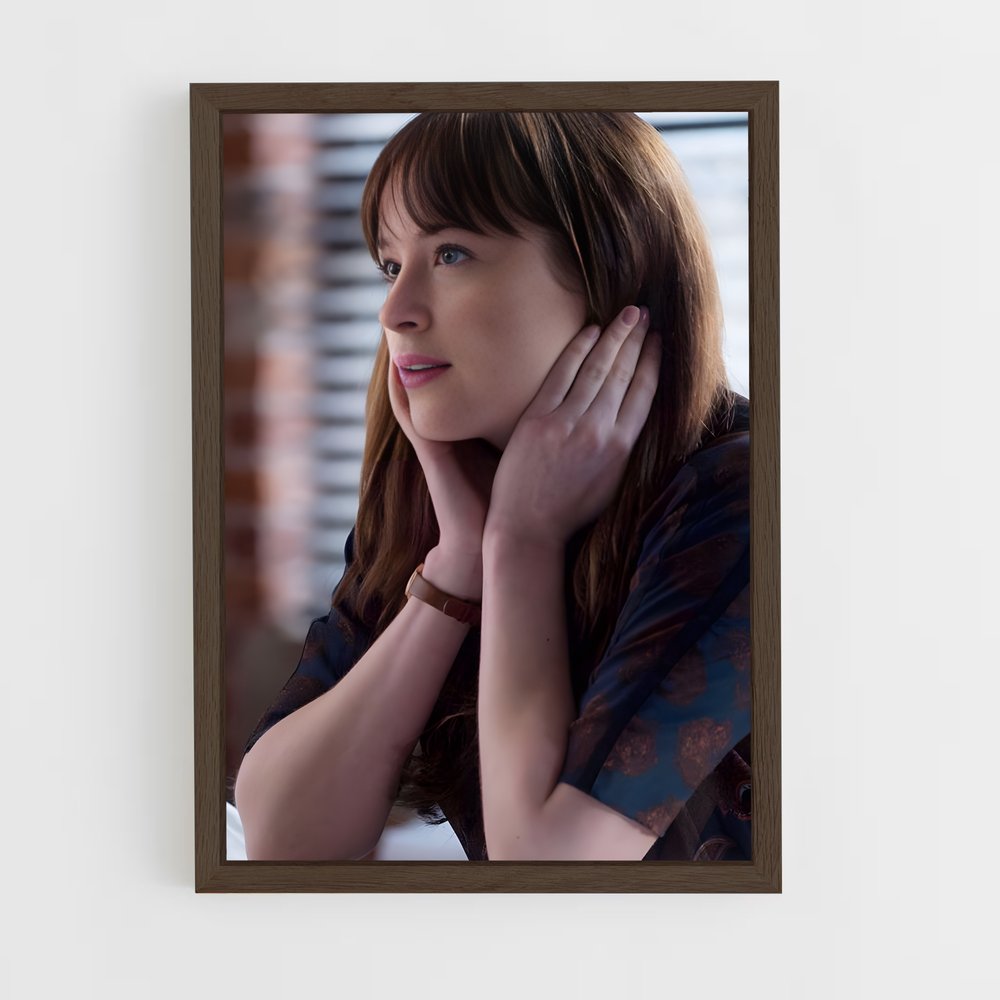 ap-anastasia steele-1 cadre Bois foncé