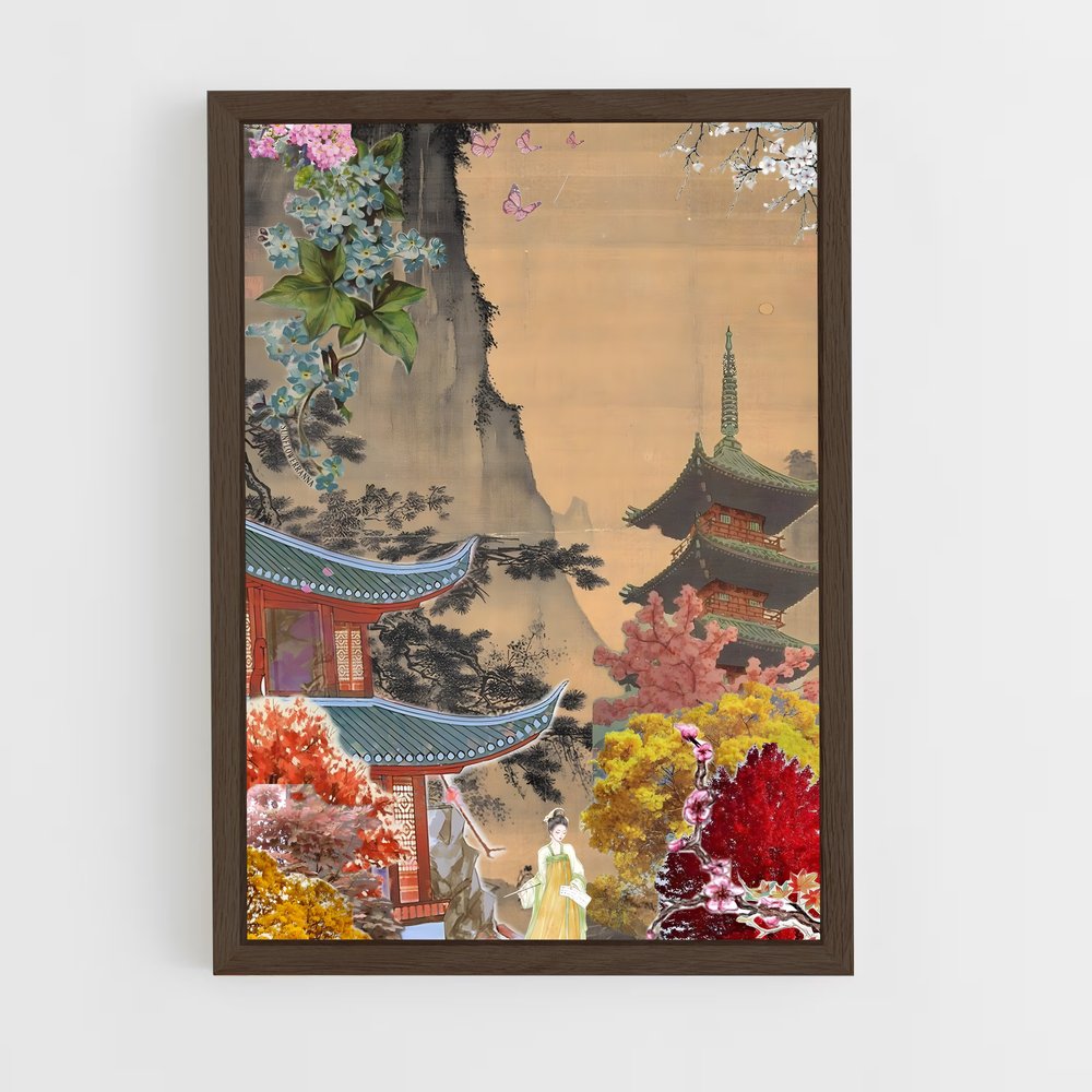ap-ancient china-3 cadre Bois foncé