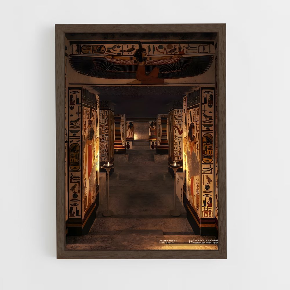 ap-ancient egypt-2 cadre Bois foncé