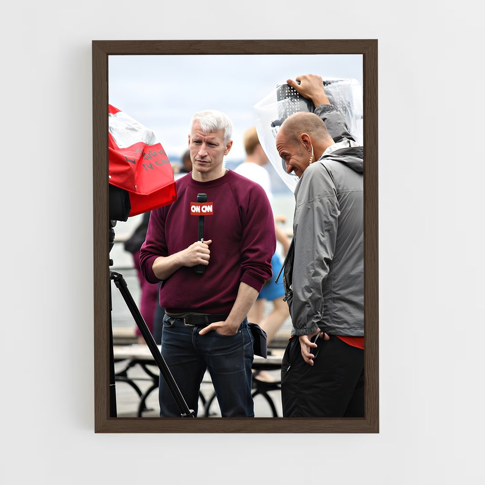 ap-anderson cooper-6 cadre Bois foncé