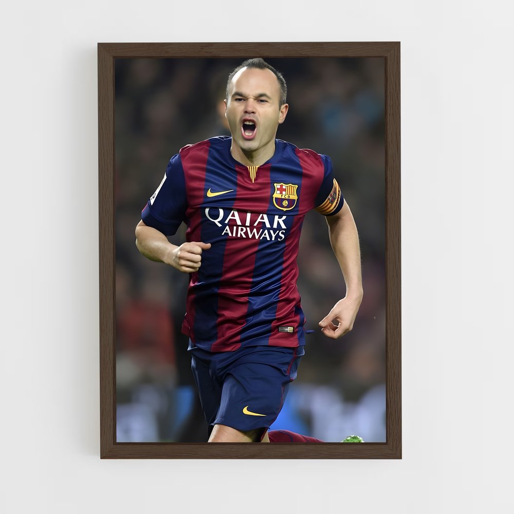 ap-andres iniesta-6 cadre Bois foncé