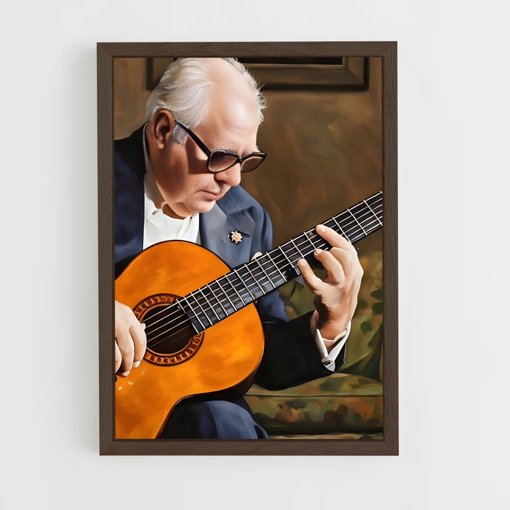 ap-andres segovia-1 cadre Bois foncé