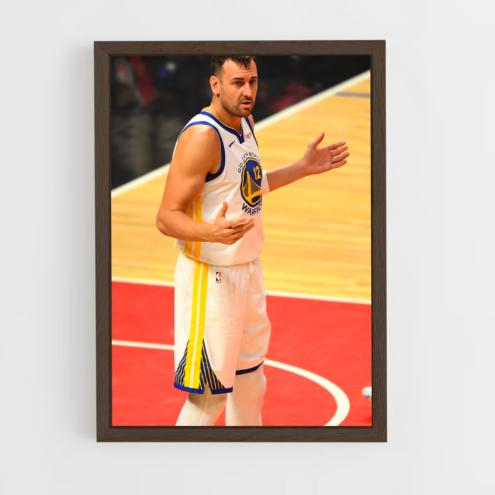 ap-andrew bogut-3 cadre Bois foncé