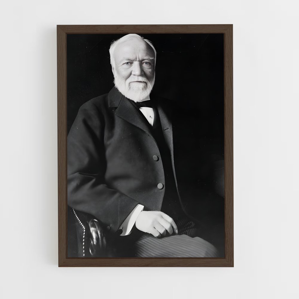 ap-andrew carnegie-1 cadre Bois foncé