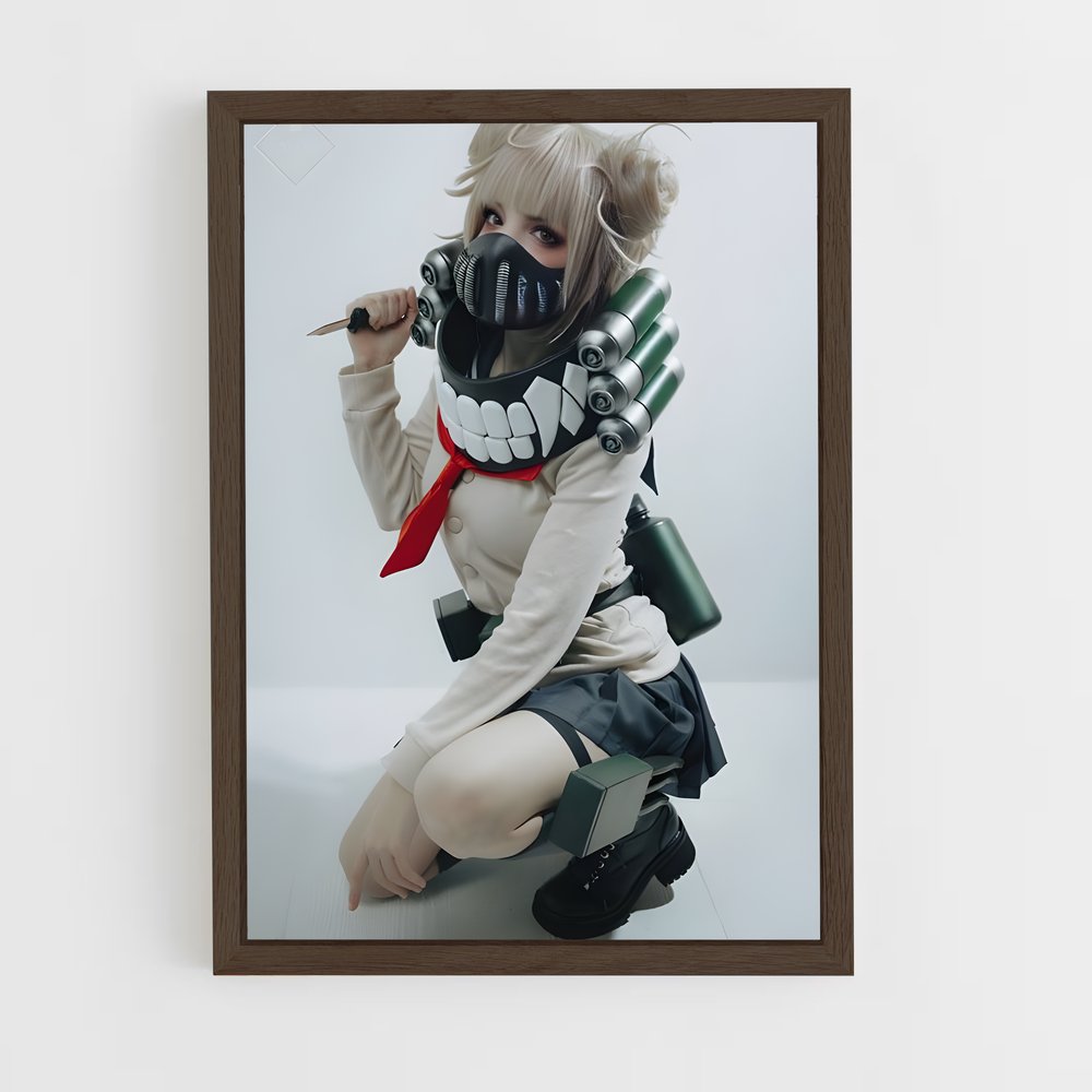 ap-anime cosplay-6 cadre Bois foncé