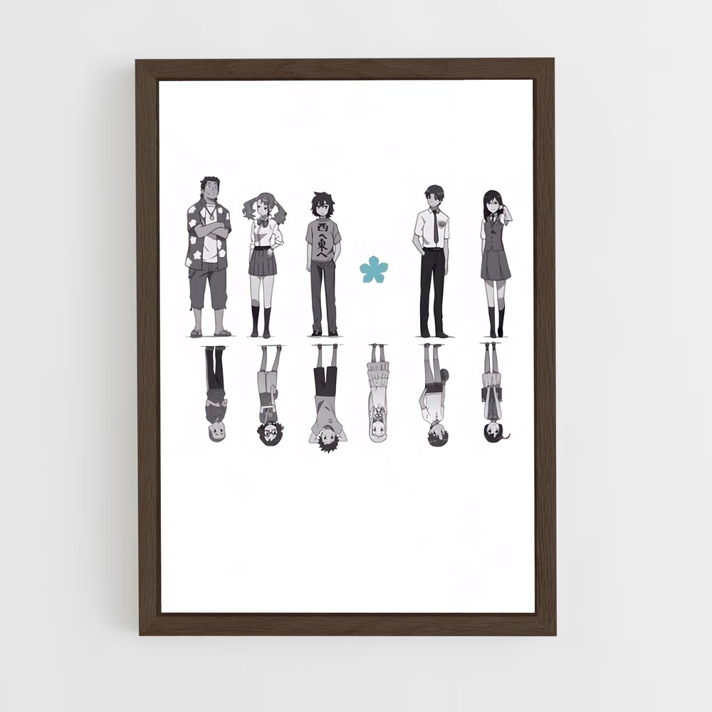 ap-anohana-4 cadre Bois foncé