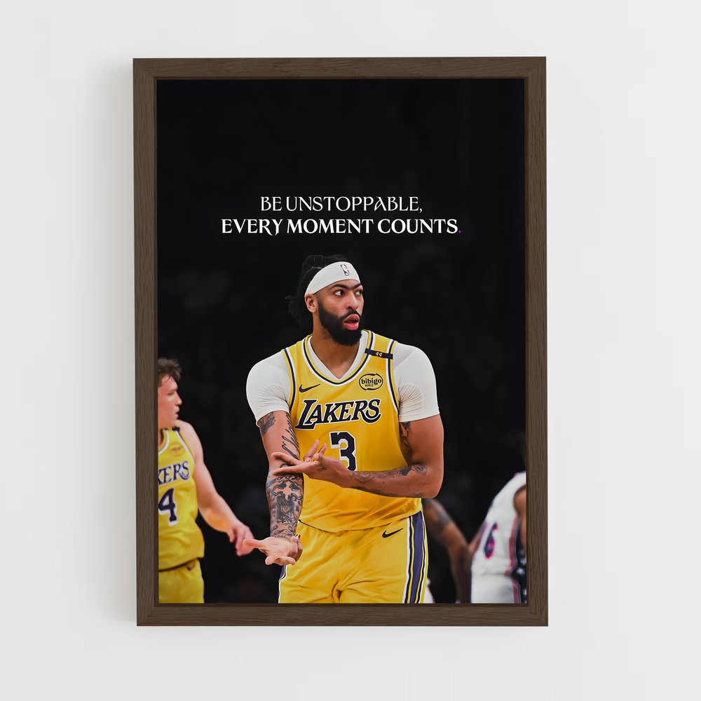 ap-anthony davis-3 cadre Bois foncé