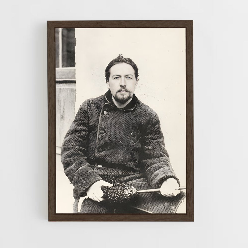 ap-anton chekhov-4 cadre Bois foncé