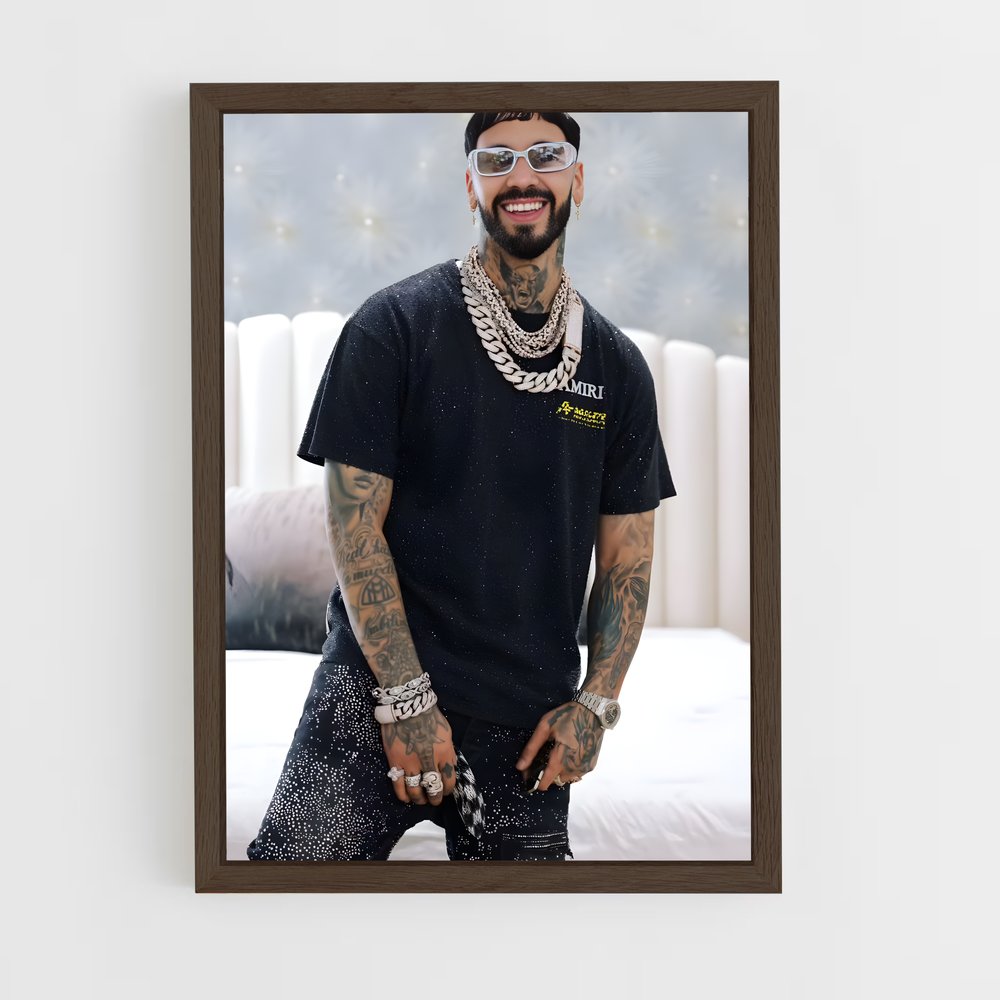 ap-anuel aa-2 cadre Bois foncé