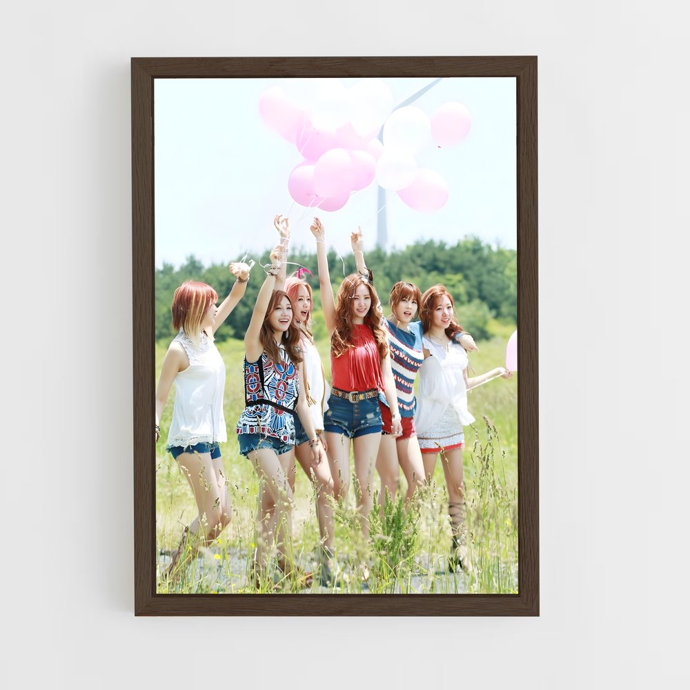 ap-apink-4 cadre Bois foncé