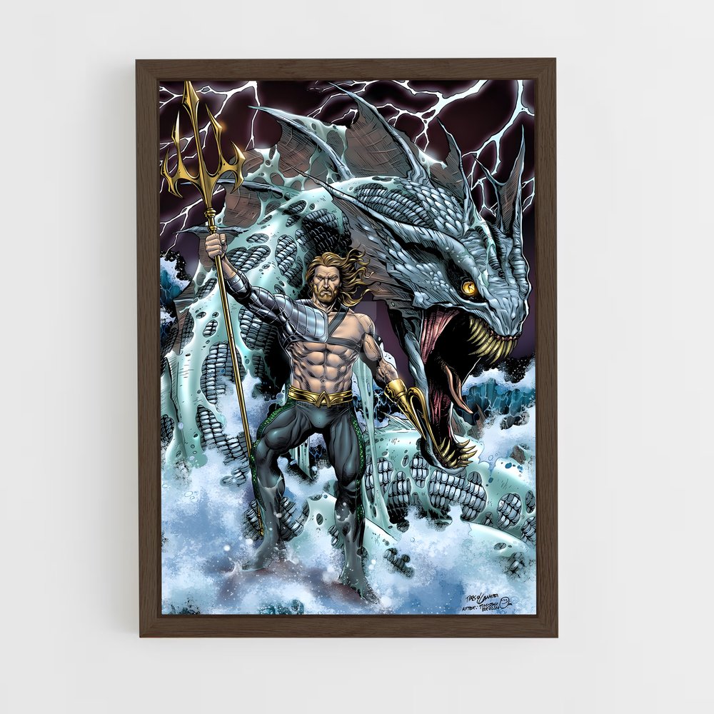 ap-aquaman-10 cadre Bois foncé