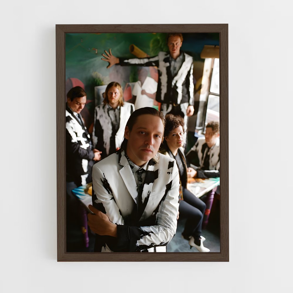 ap-arcade fire-2 cadre Bois foncé
