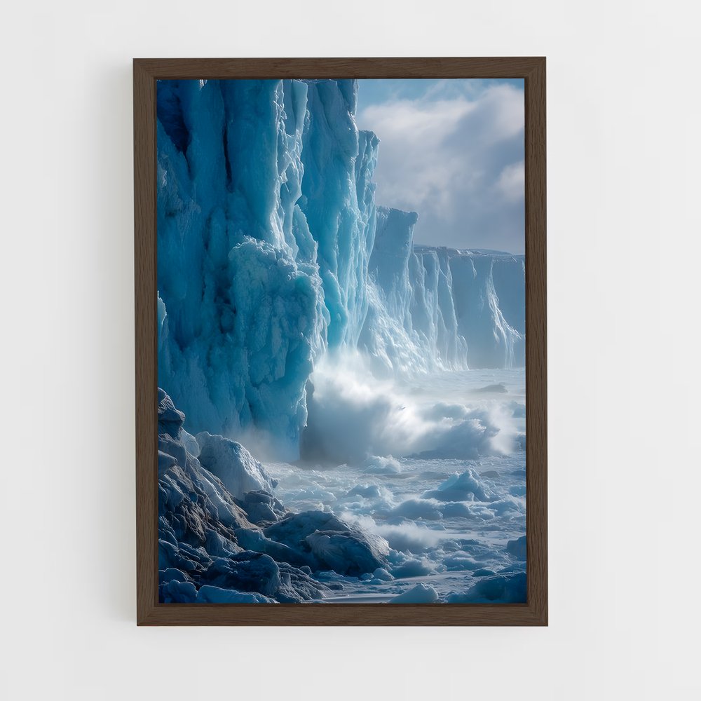 ap-arctic ice-7 cadre Bois foncé