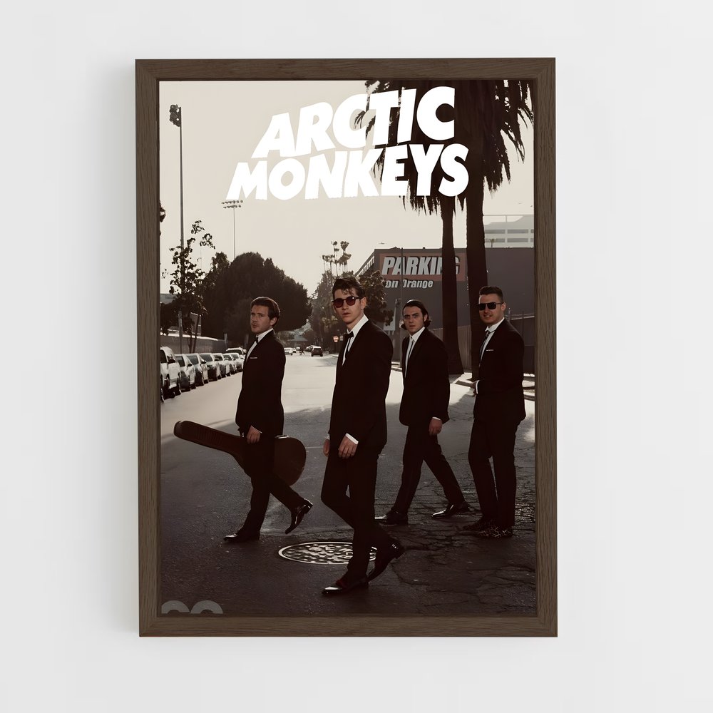 ap-arctic monkeys-1 cadre Bois foncé