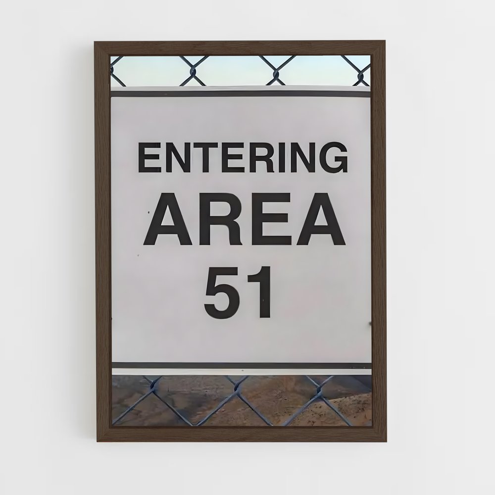 ap-area 51-5 cadre Bois foncé