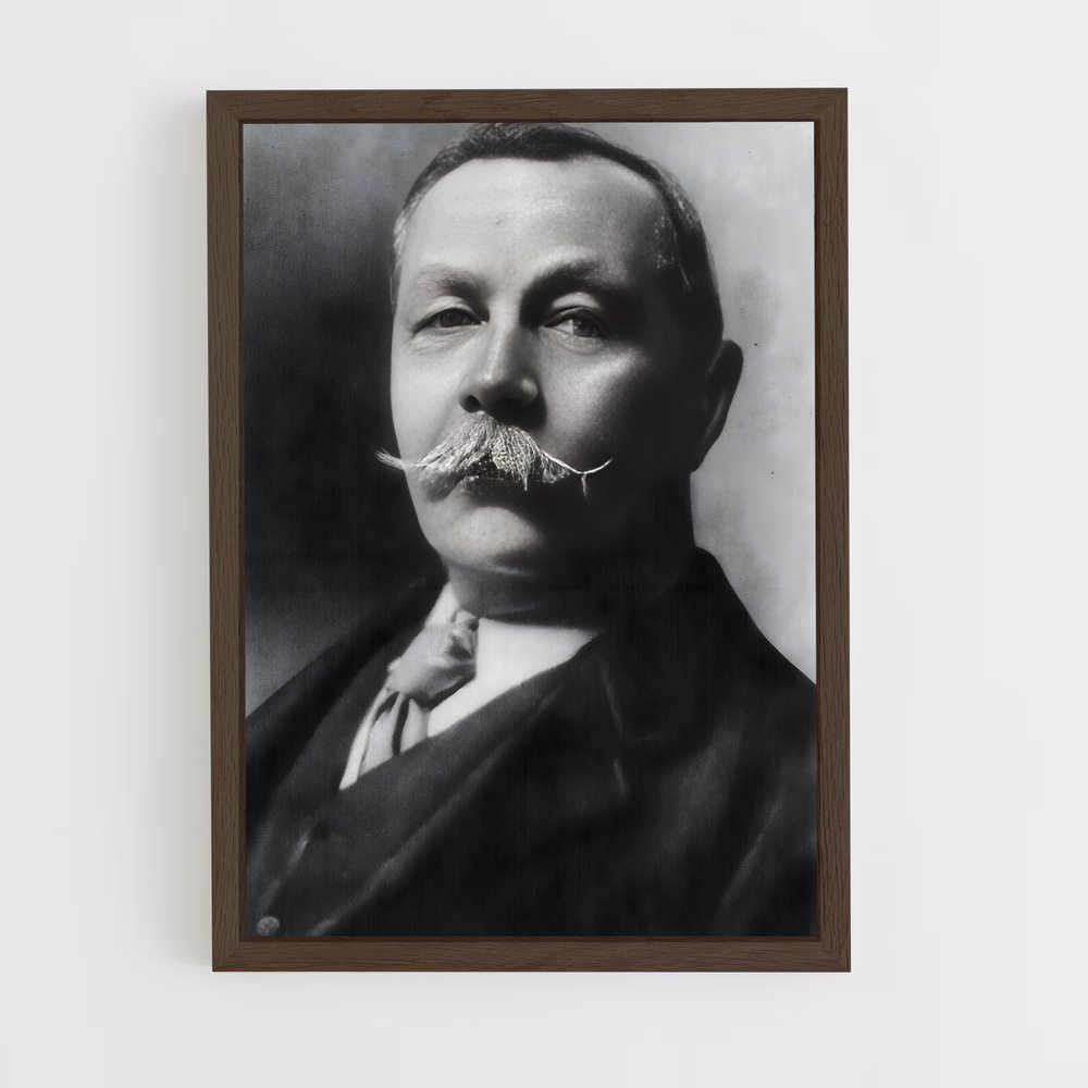 ap-arthur conan doyle-1 cadre Bois foncé