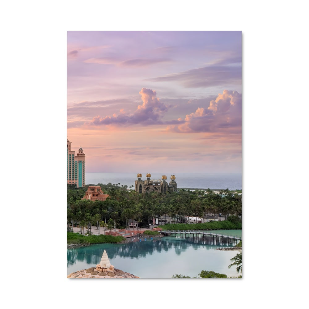 Poster Ciel Rose à Atlantis