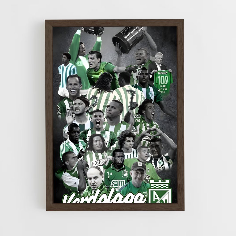 ap-atletico nacional medellin-2 cadre Bois foncé