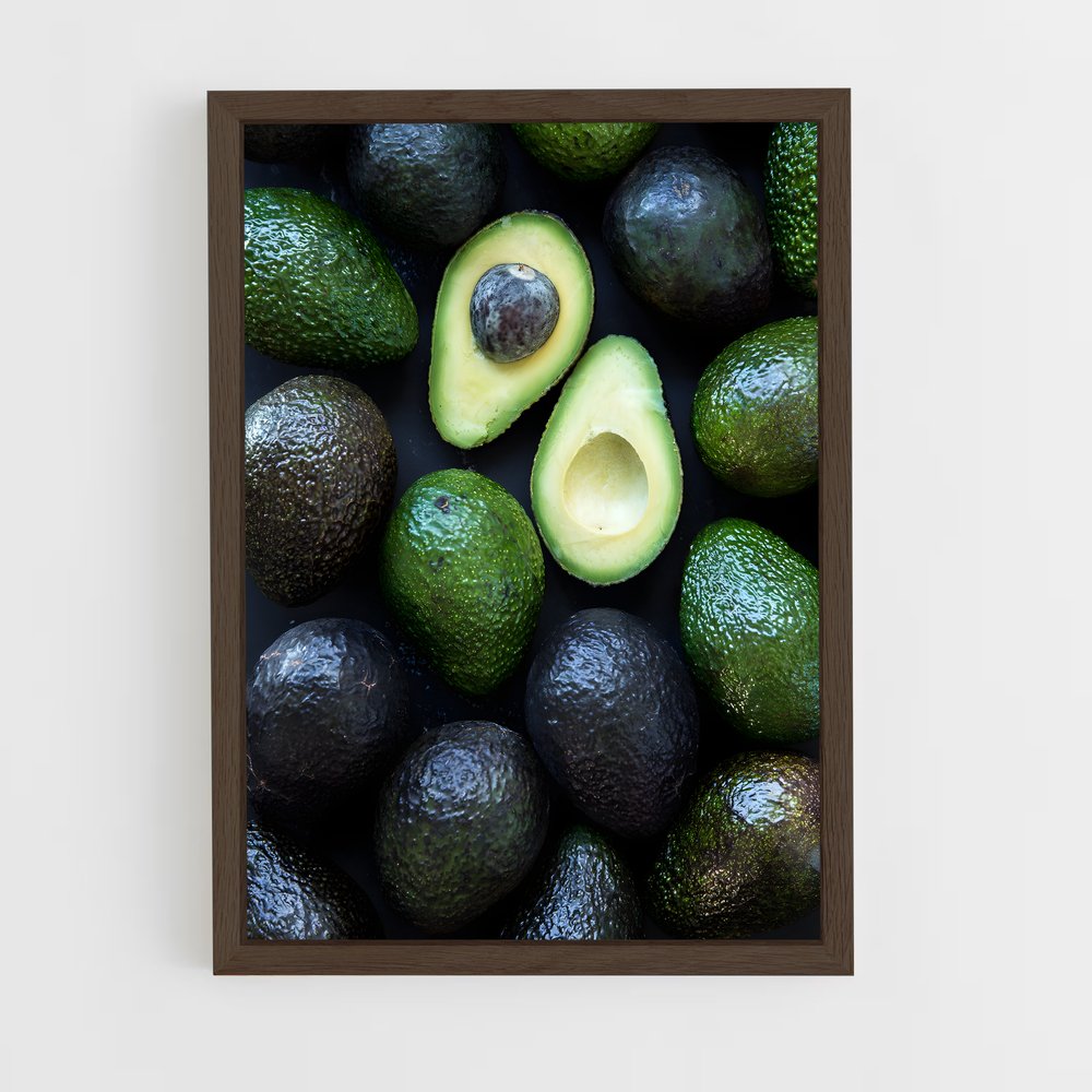 ap-avocado-3 cadre Bois foncé
