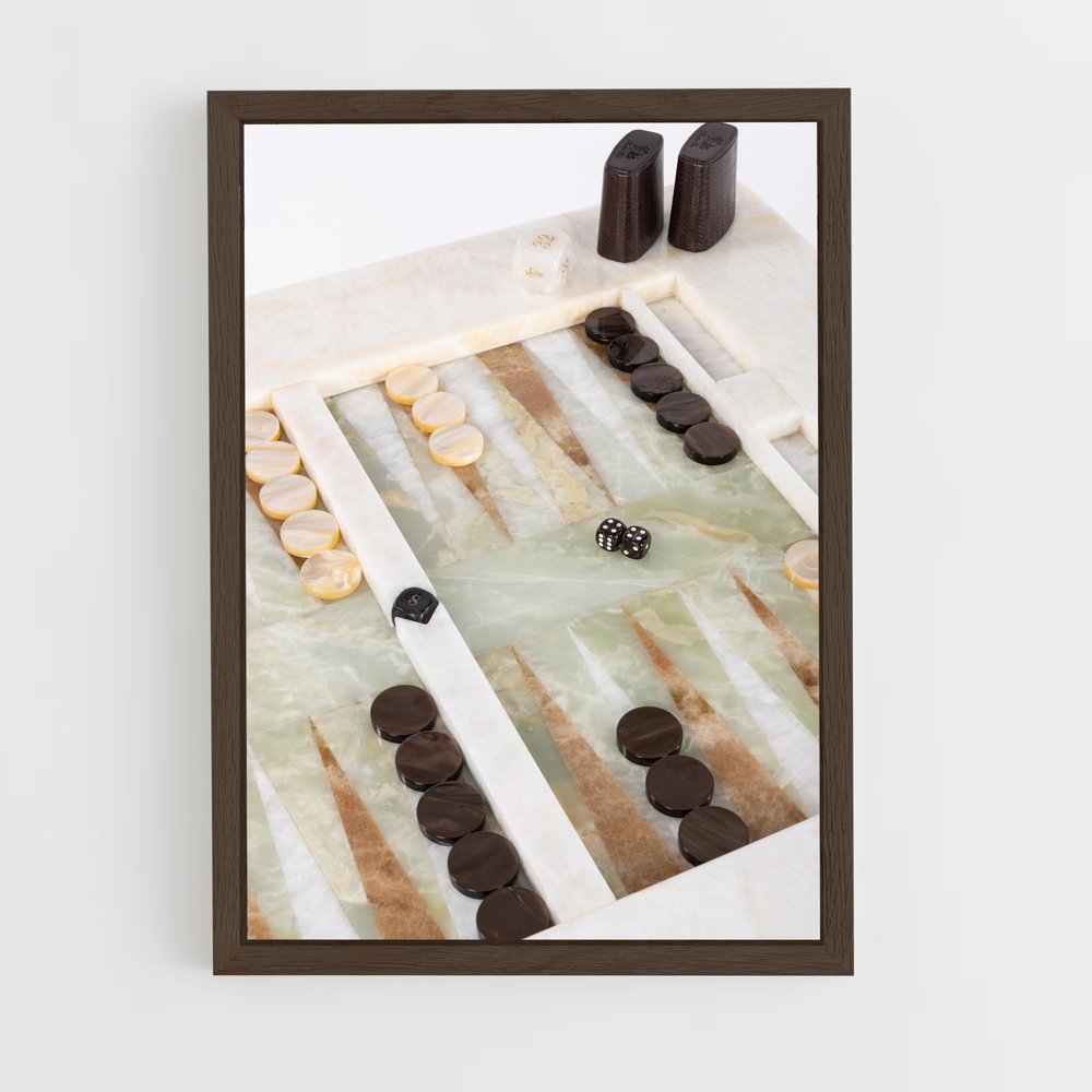 ap-backgammon-5 cadre Bois foncé