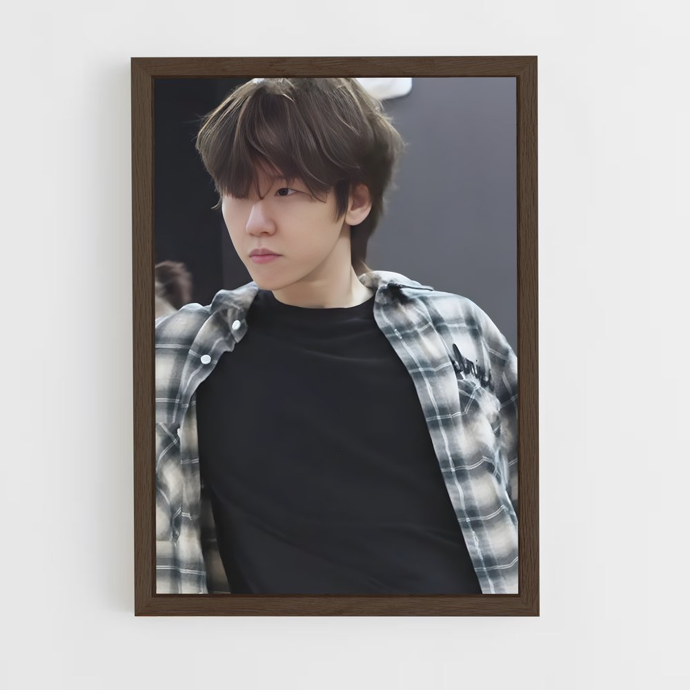 ap-baekhyun-2 cadre Bois foncé