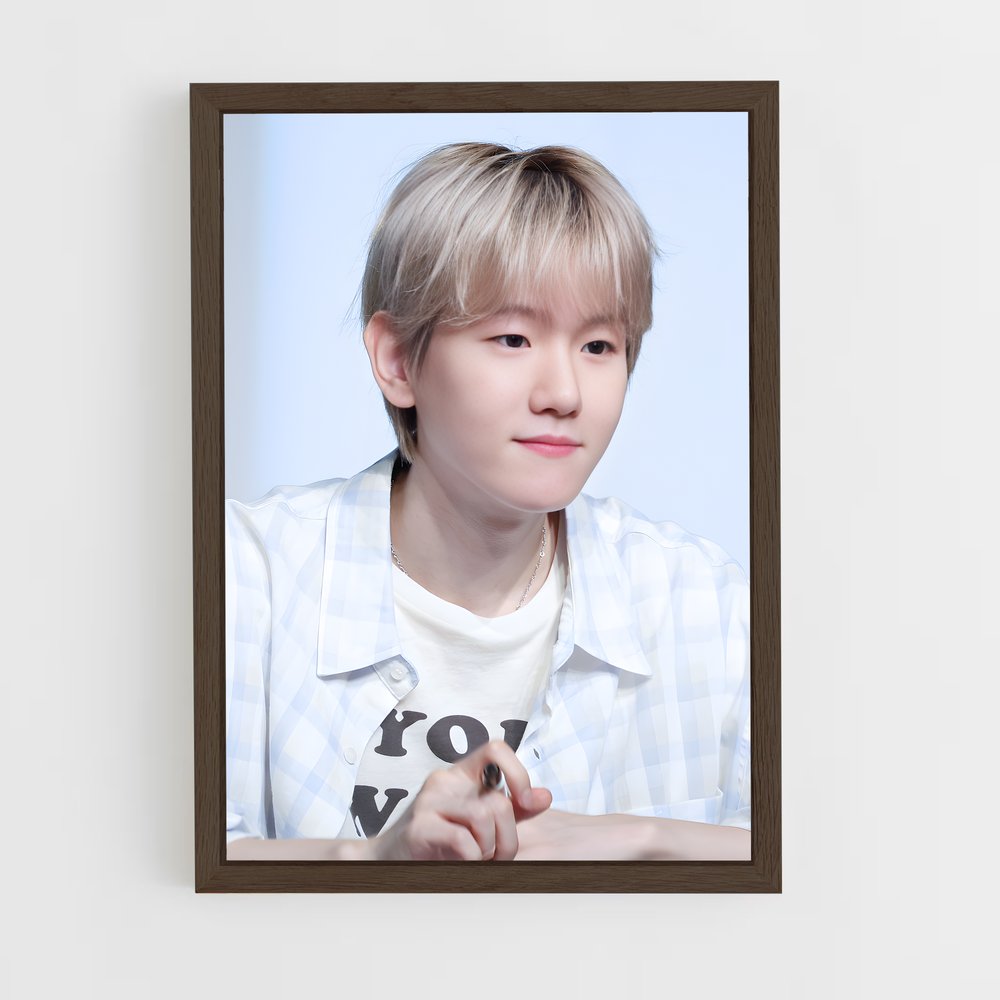 ap-baekhyun-8 cadre Bois foncé