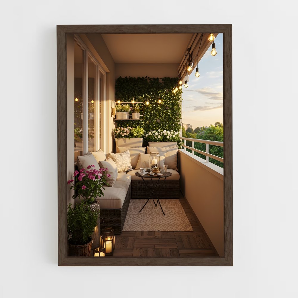 ap-balcony-4 cadre Bois foncé