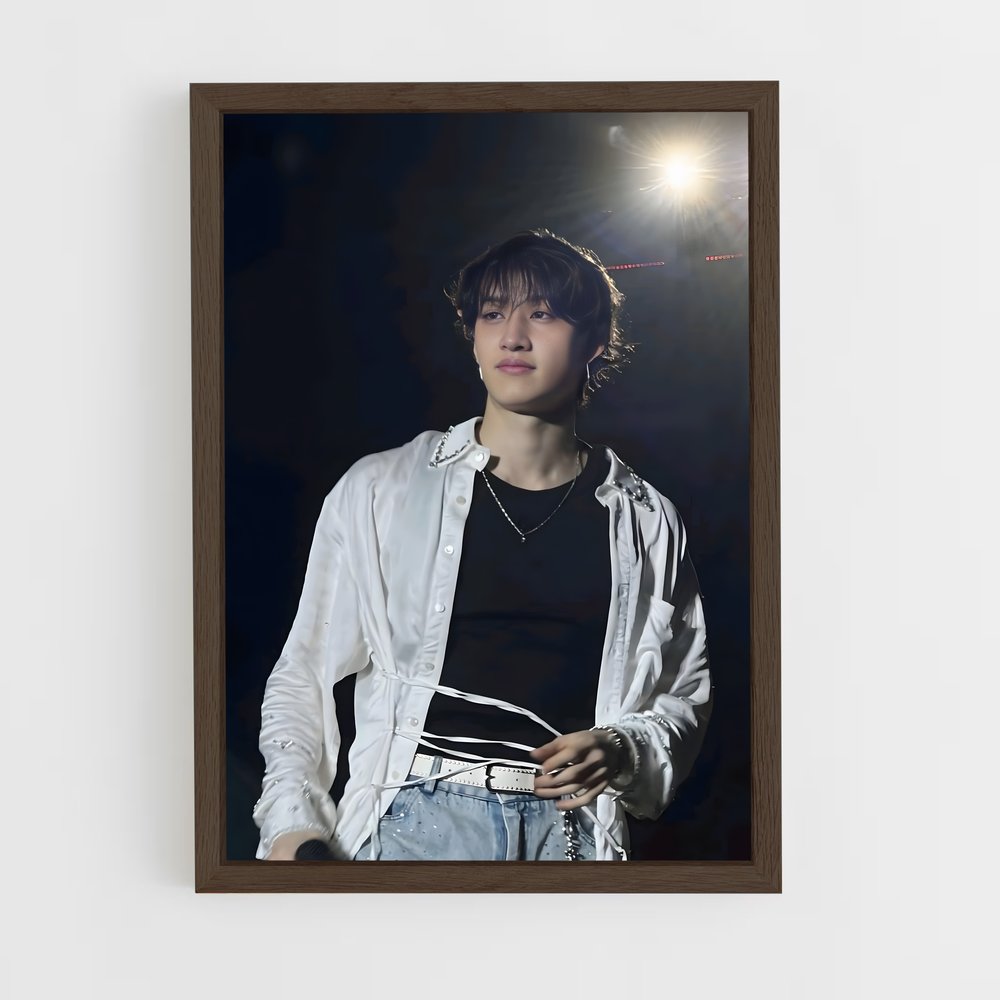 ap-bang chan-4 cadre Bois foncé