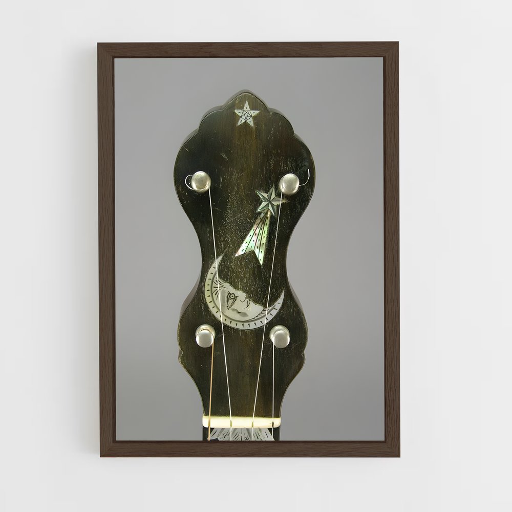 ap-banjo-5 cadre Bois foncé