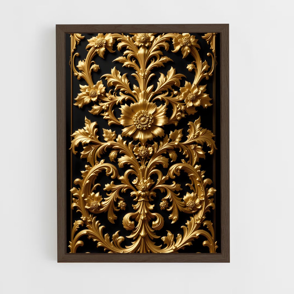 ap-baroque-1 cadre Bois foncé