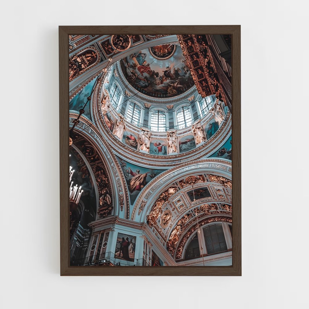 ap-baroque architecture-6 cadre Bois foncé