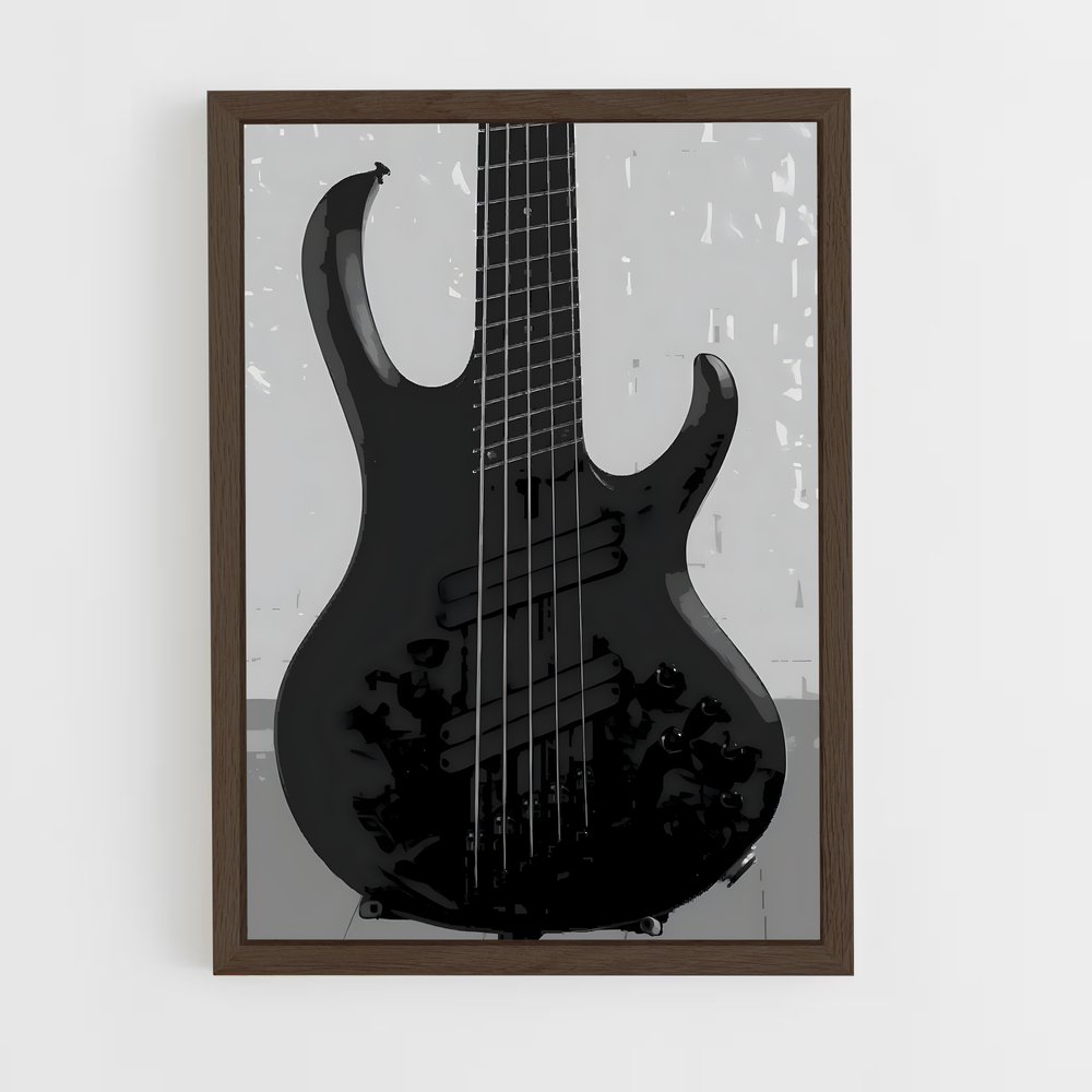ap-bass guitar-2 cadre Bois foncé